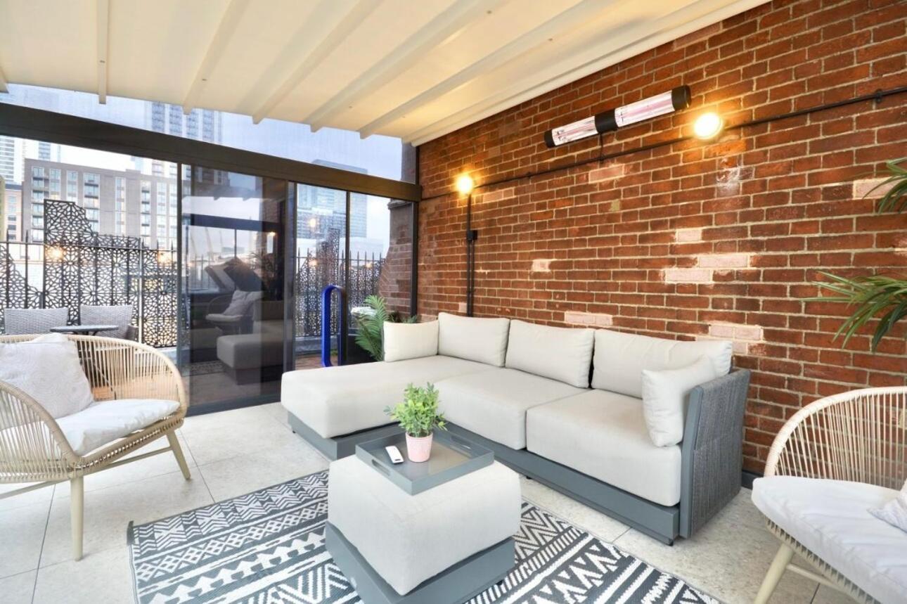3 X Bedroom Riverside Flat With Hot Tub On Roof Terrace London Luaran gambar